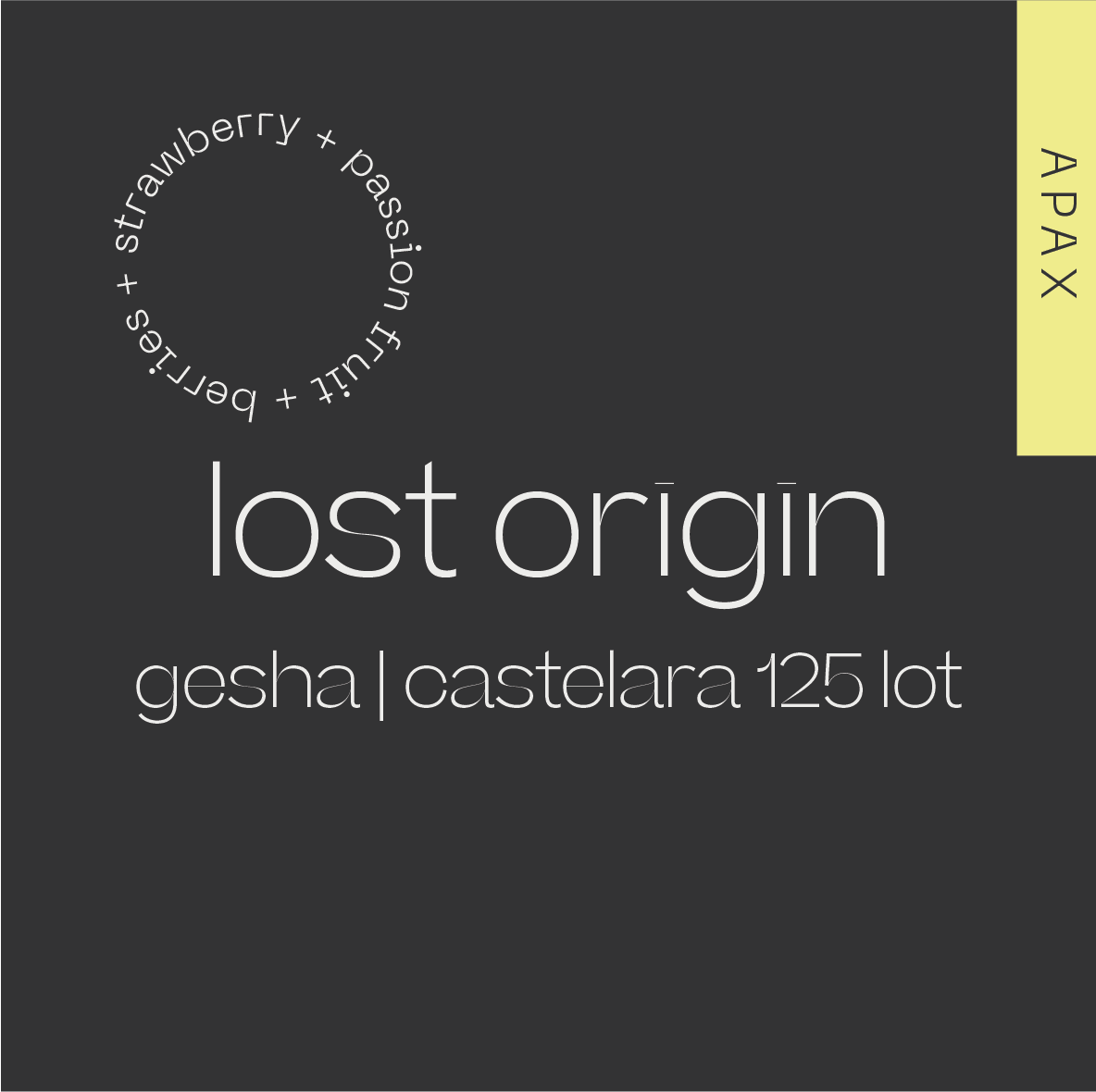 GESHA Panama — Castelara Lot 125 from A Matter of Concrete