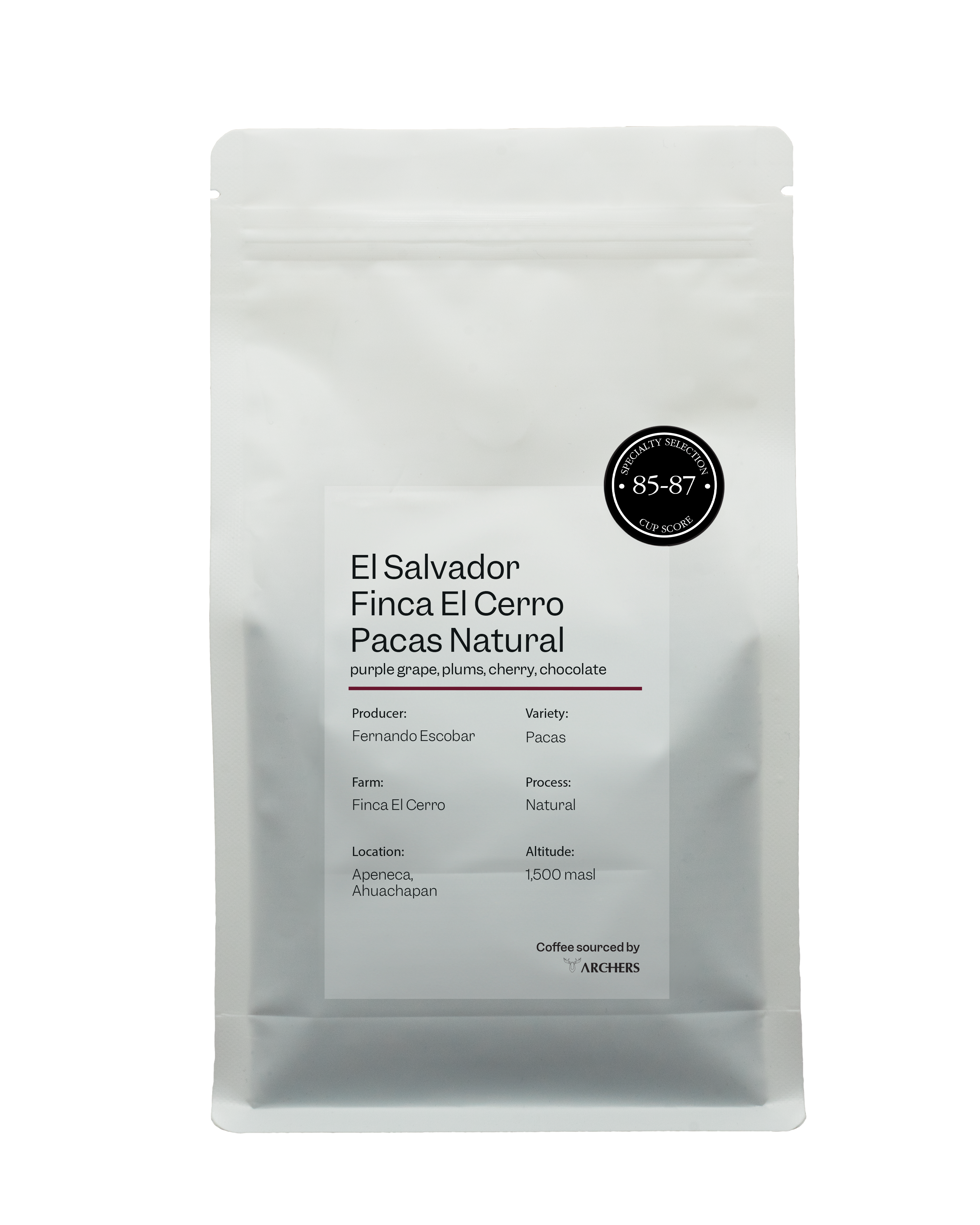 El Salvador - Finca El Cerro Pacas Natural from Archers Coffee