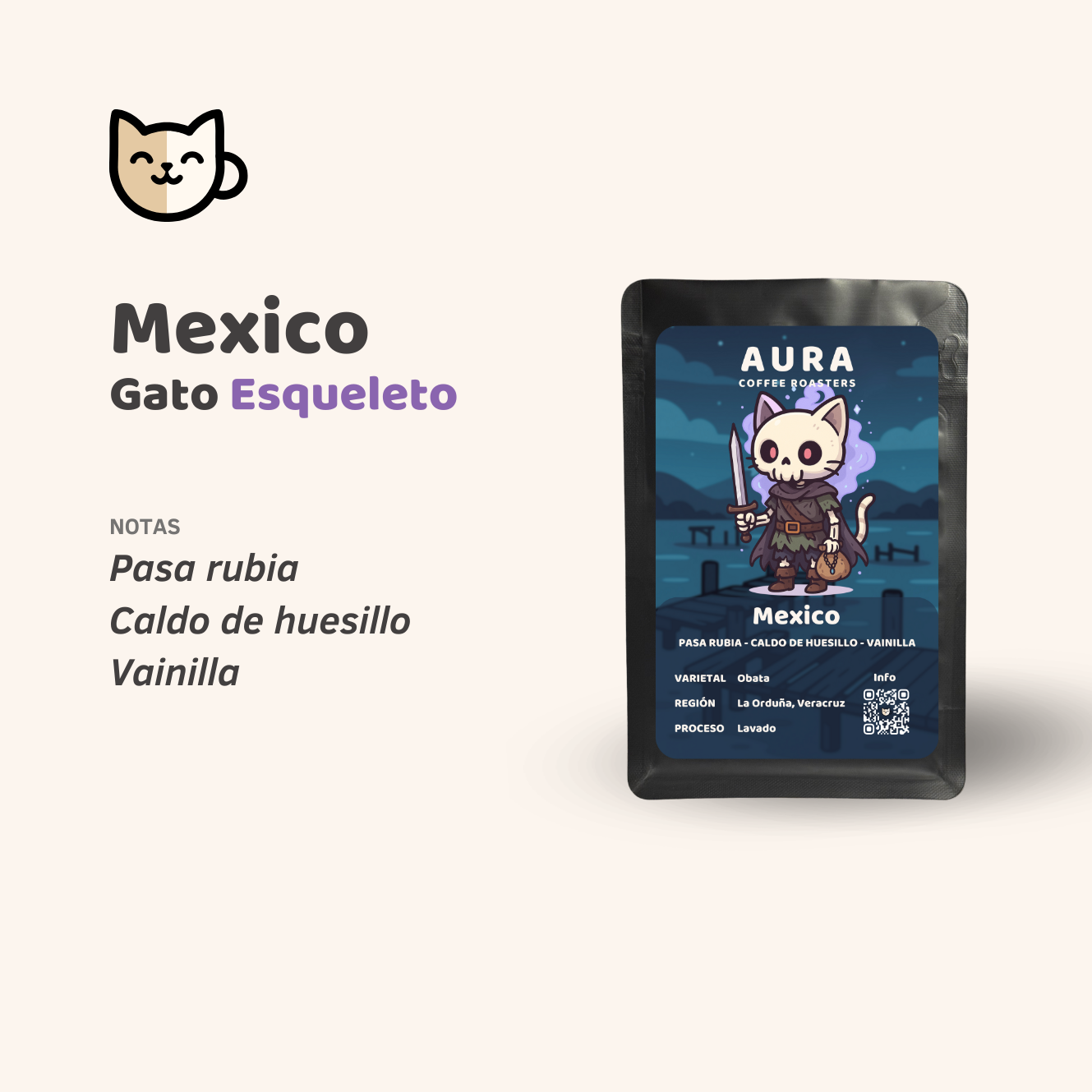 Gato Esqueleto - Mexico Washed Obata from Aura Coffee Roasters