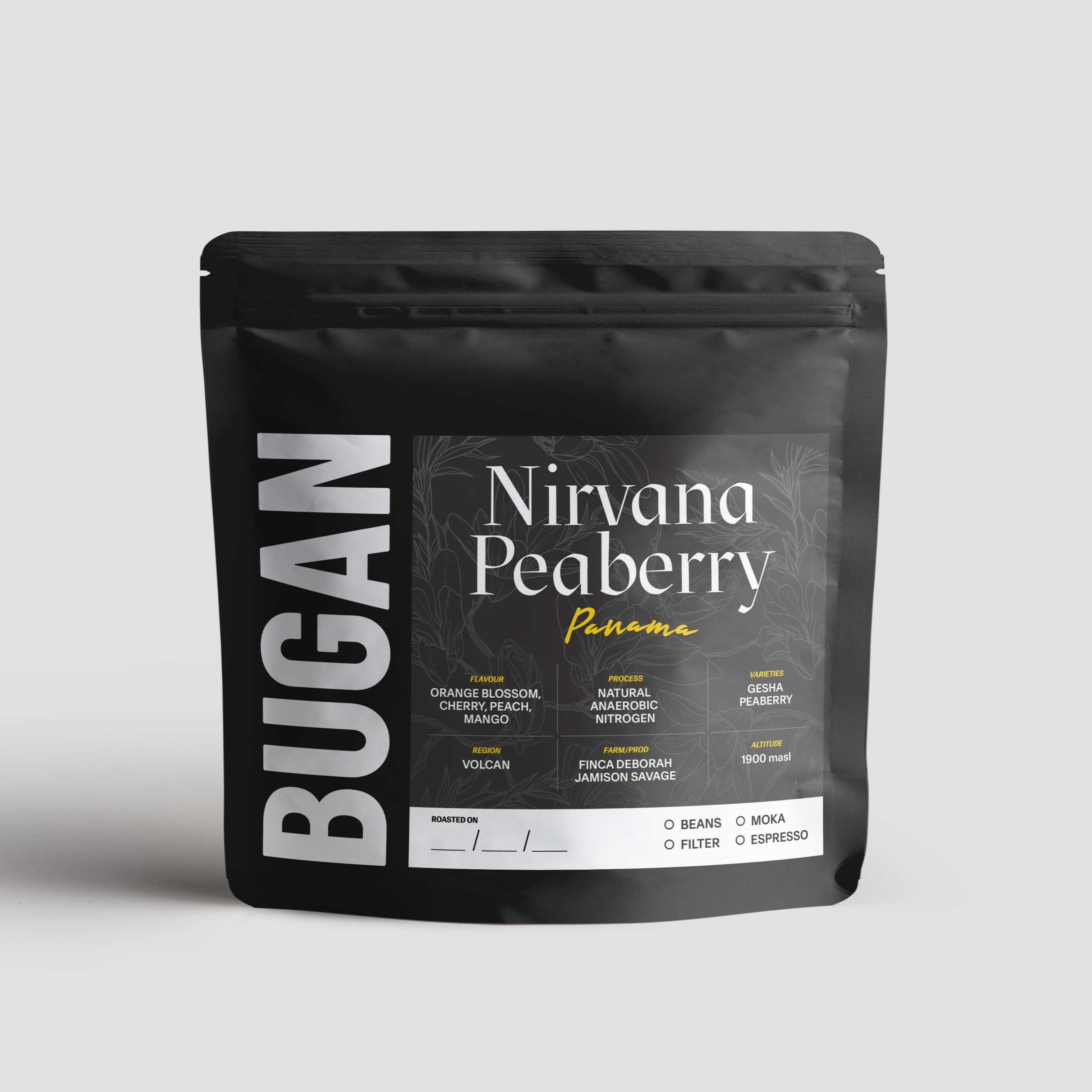 Nirvana Peaberry – Panama – Competition Lots from Bugan Coffee Lab