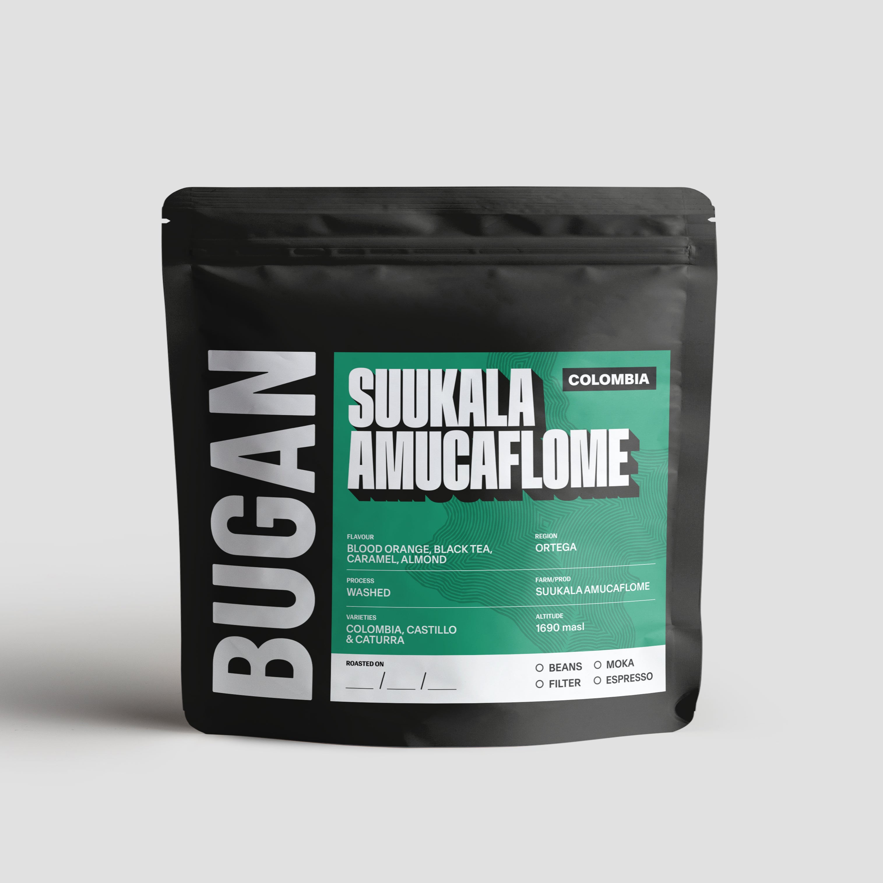 SUUKALA AMUCAFLOME - COLOMBIA from Bugan Coffee Lab