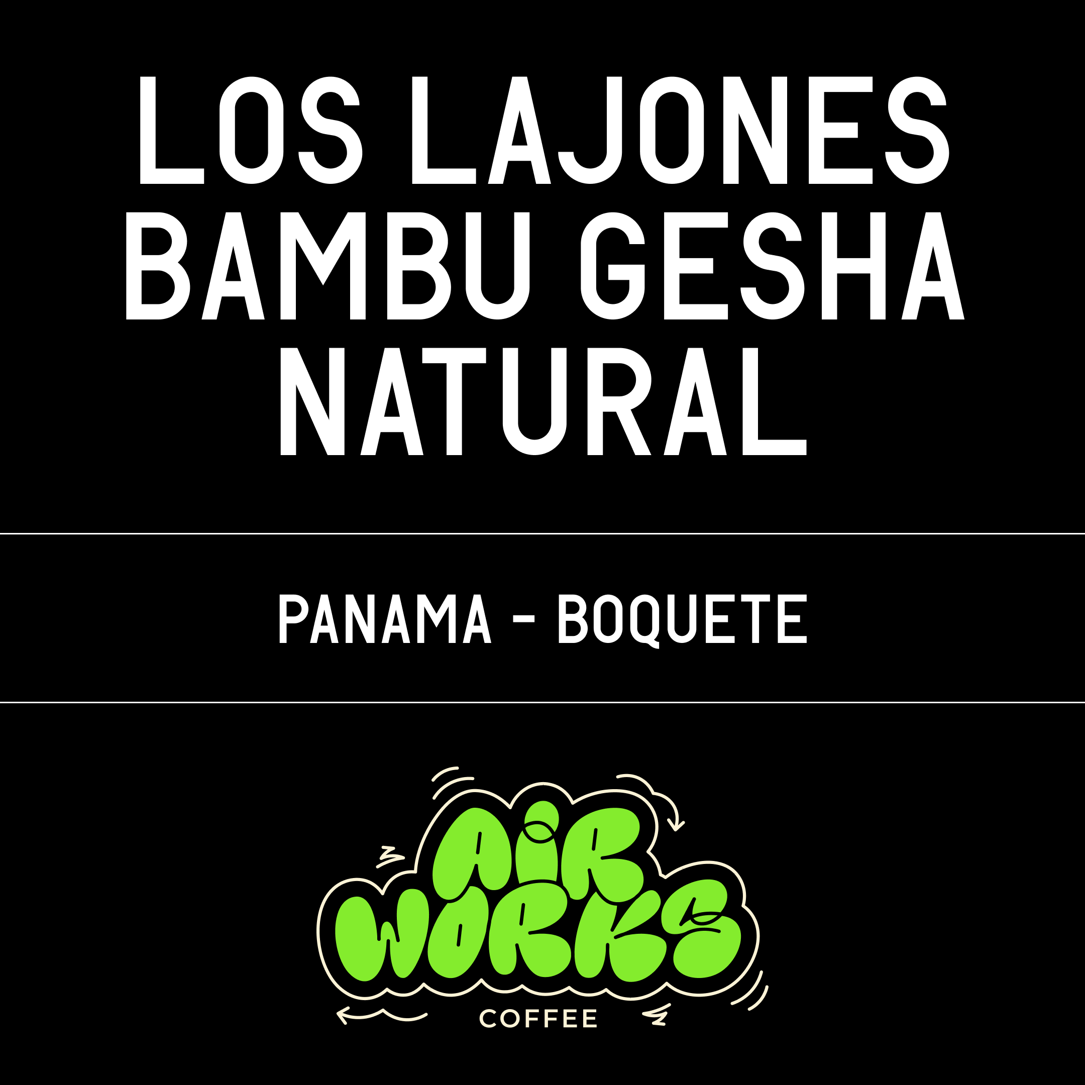 Los Lajones Bambu Gesha Natural from Datura Coffee