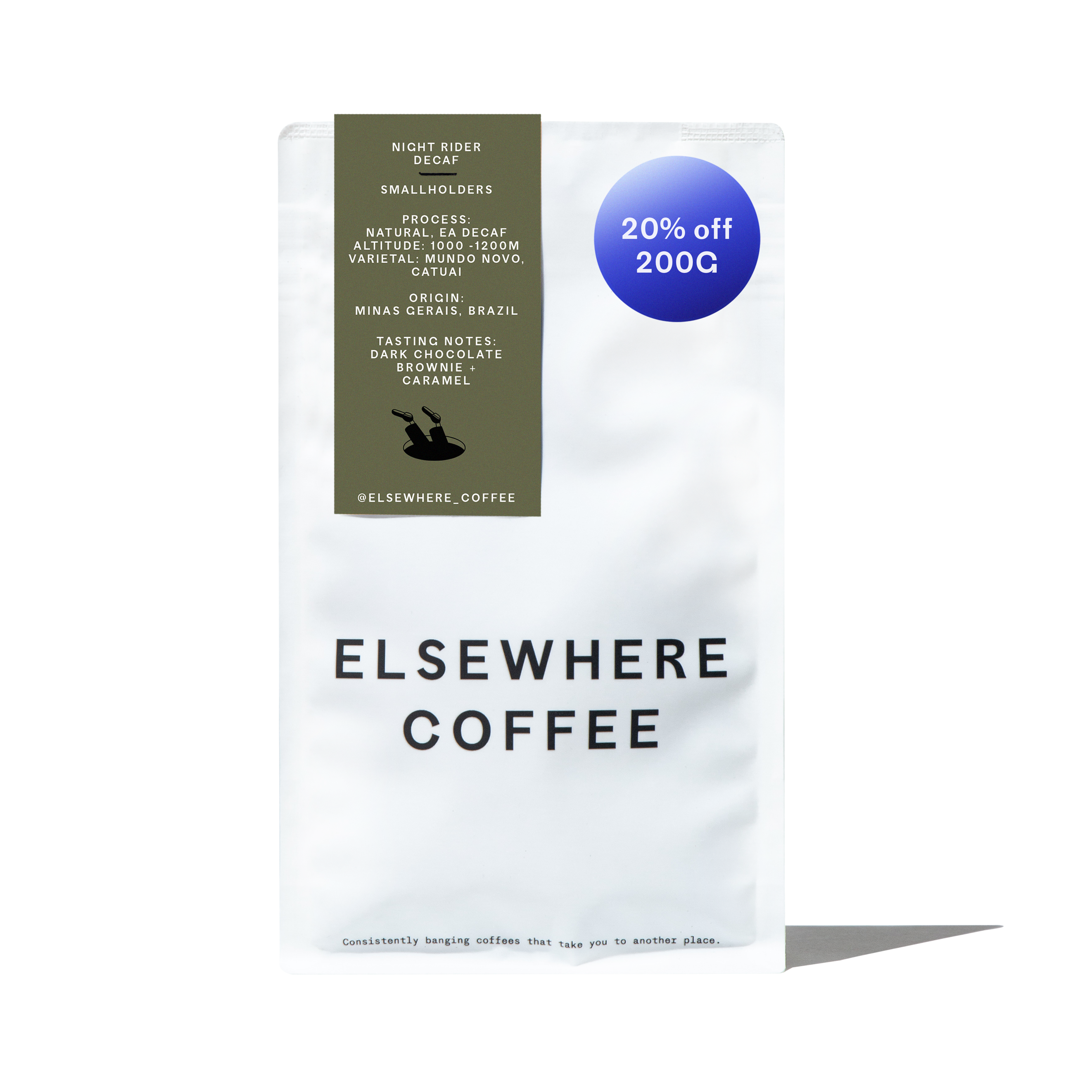 Night Rider Decaf from Elsewhere Coffee