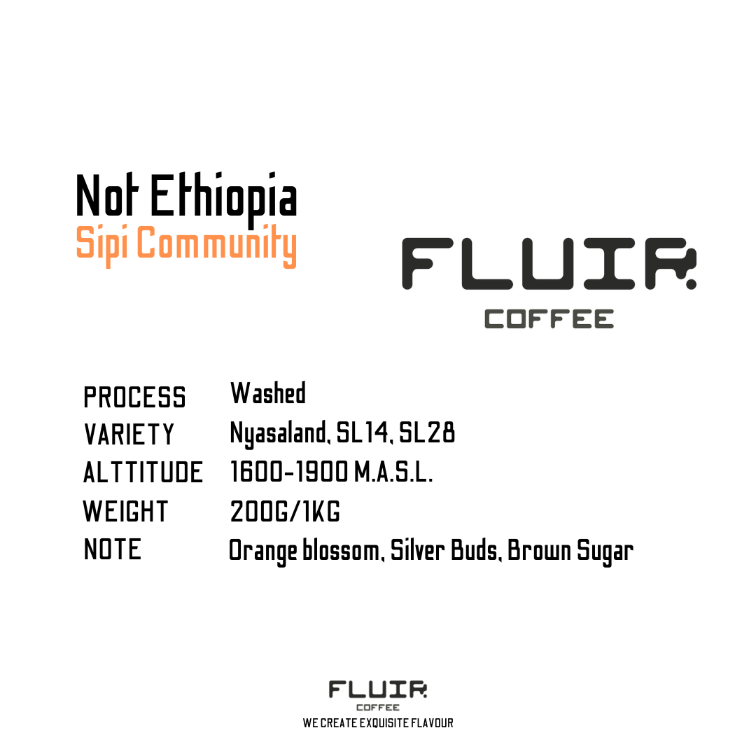 This is not from Ethiopia, Sipi Community from Fluir Coffee
