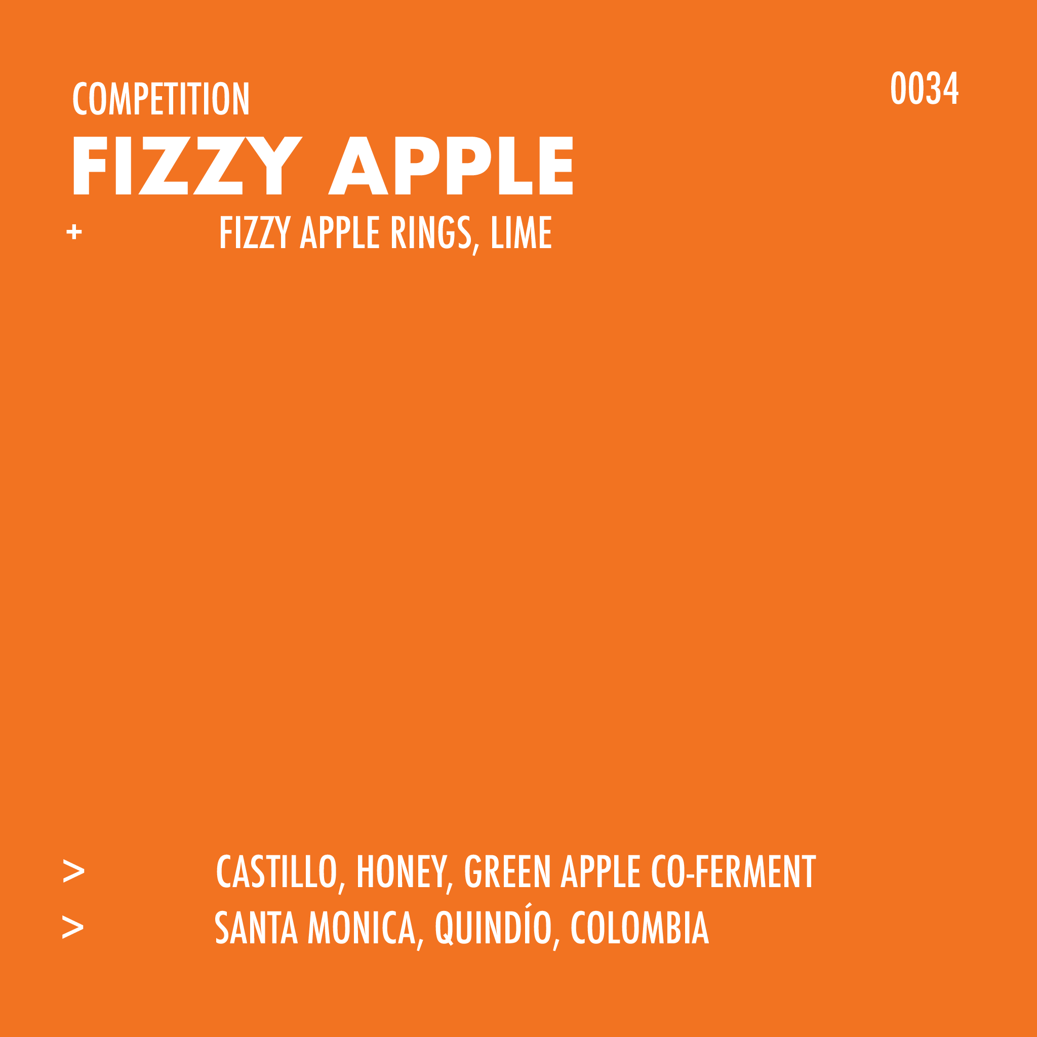 FIZZY APPLE from Formative Coffee