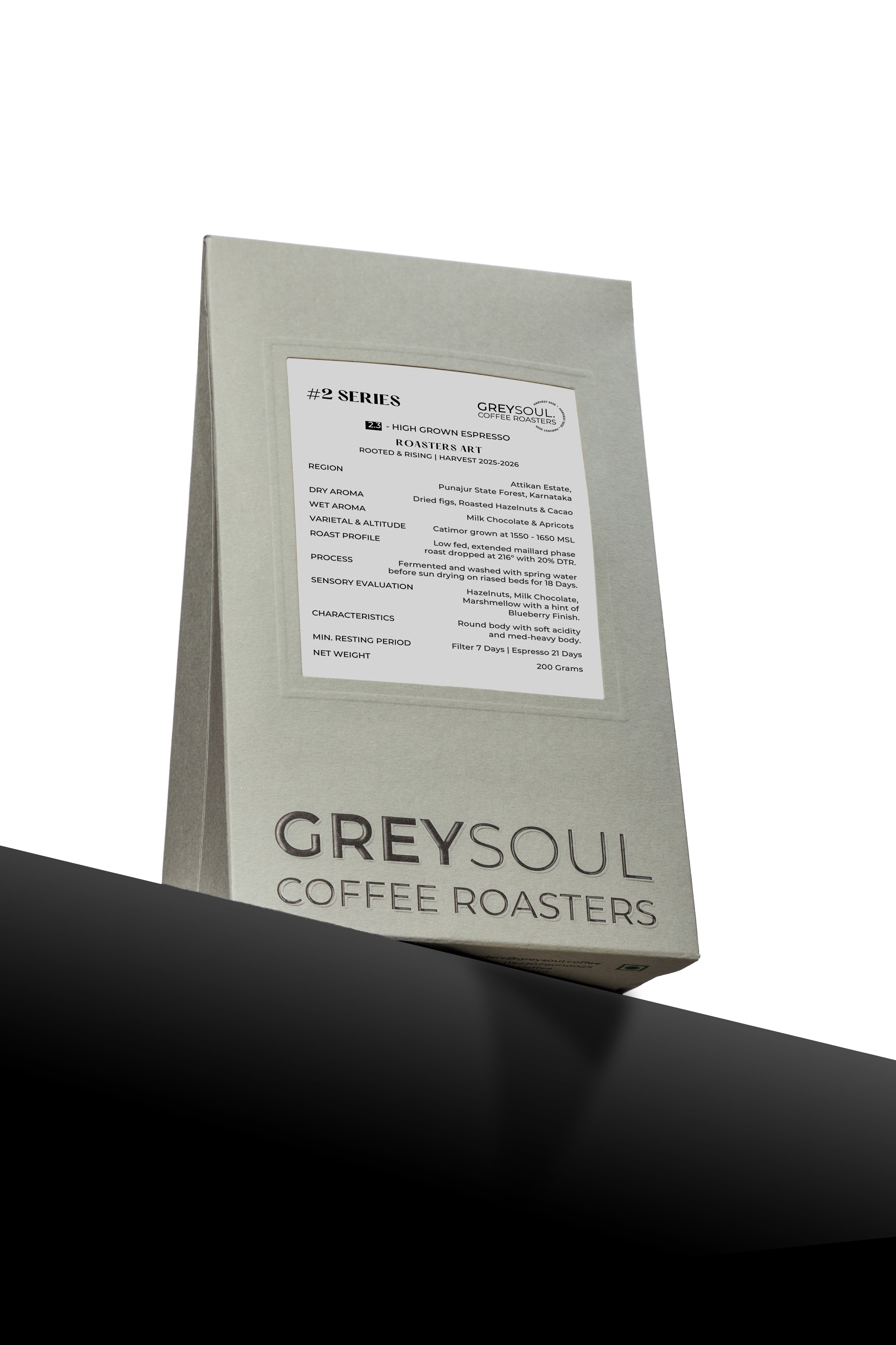 High Grown Espresso (Med-Dark Profile) from Grey Soul Coffee