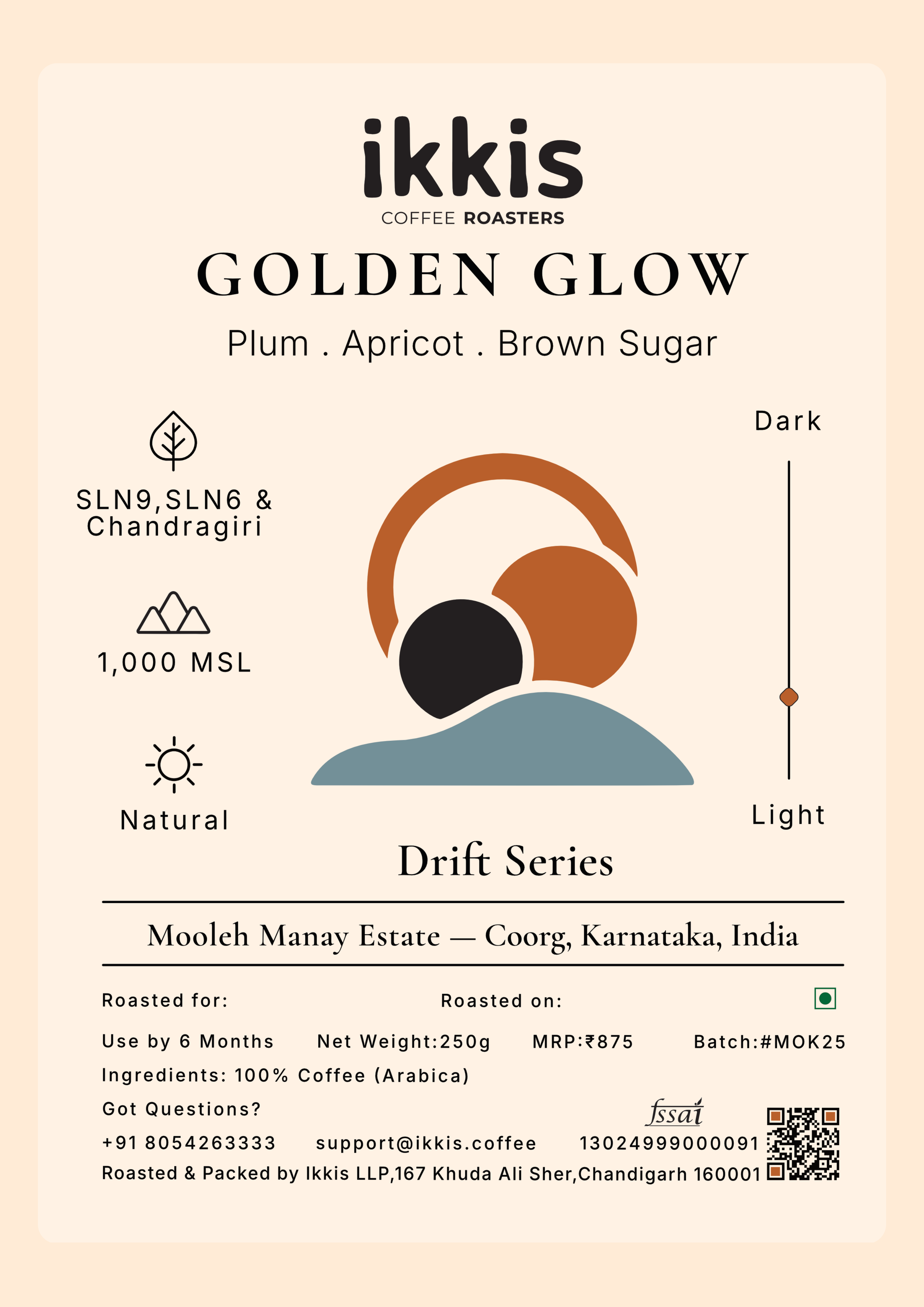 Golden Glow from Ikkis Coffee Roasters