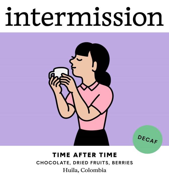 Time After Time Washed Colombia Decaf from Intermission Coffee