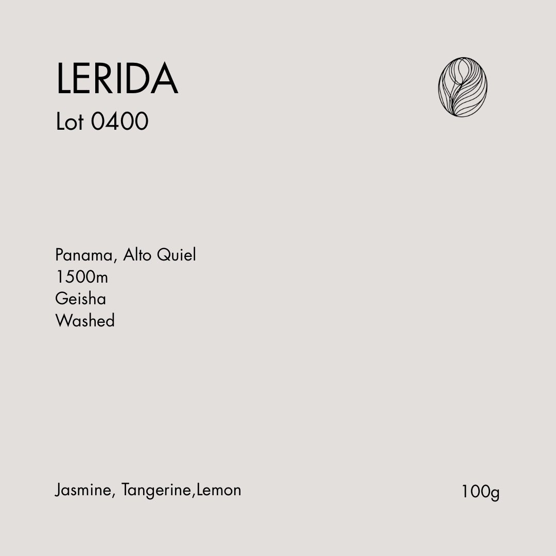 Lerida Washed Geisha 0400 from KillBean