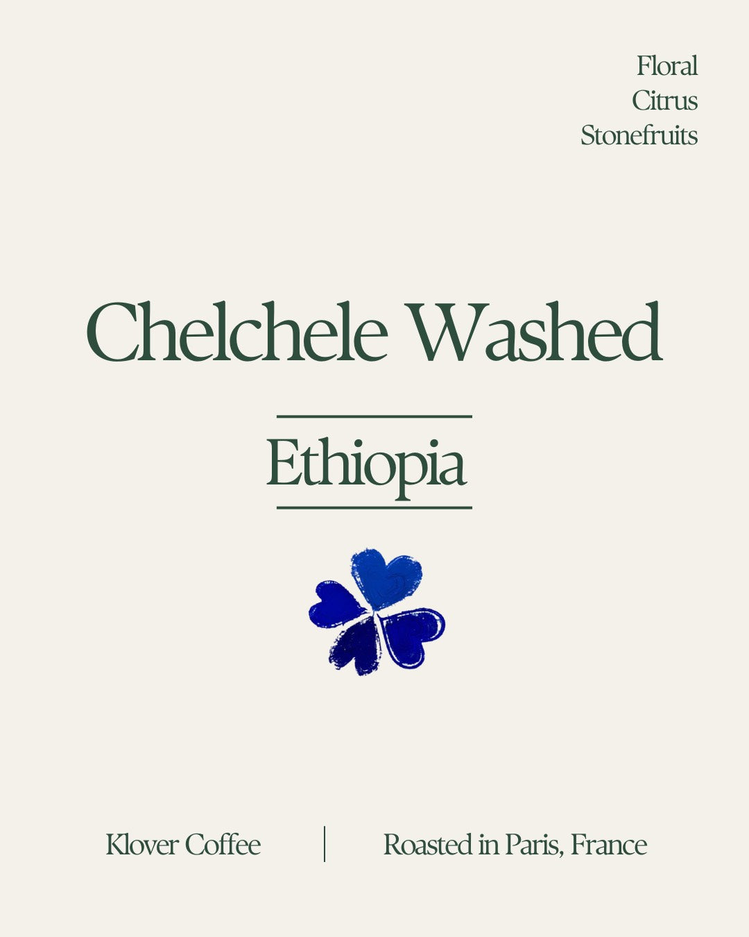 Ethiopia Chelchele Washed from Klover Club