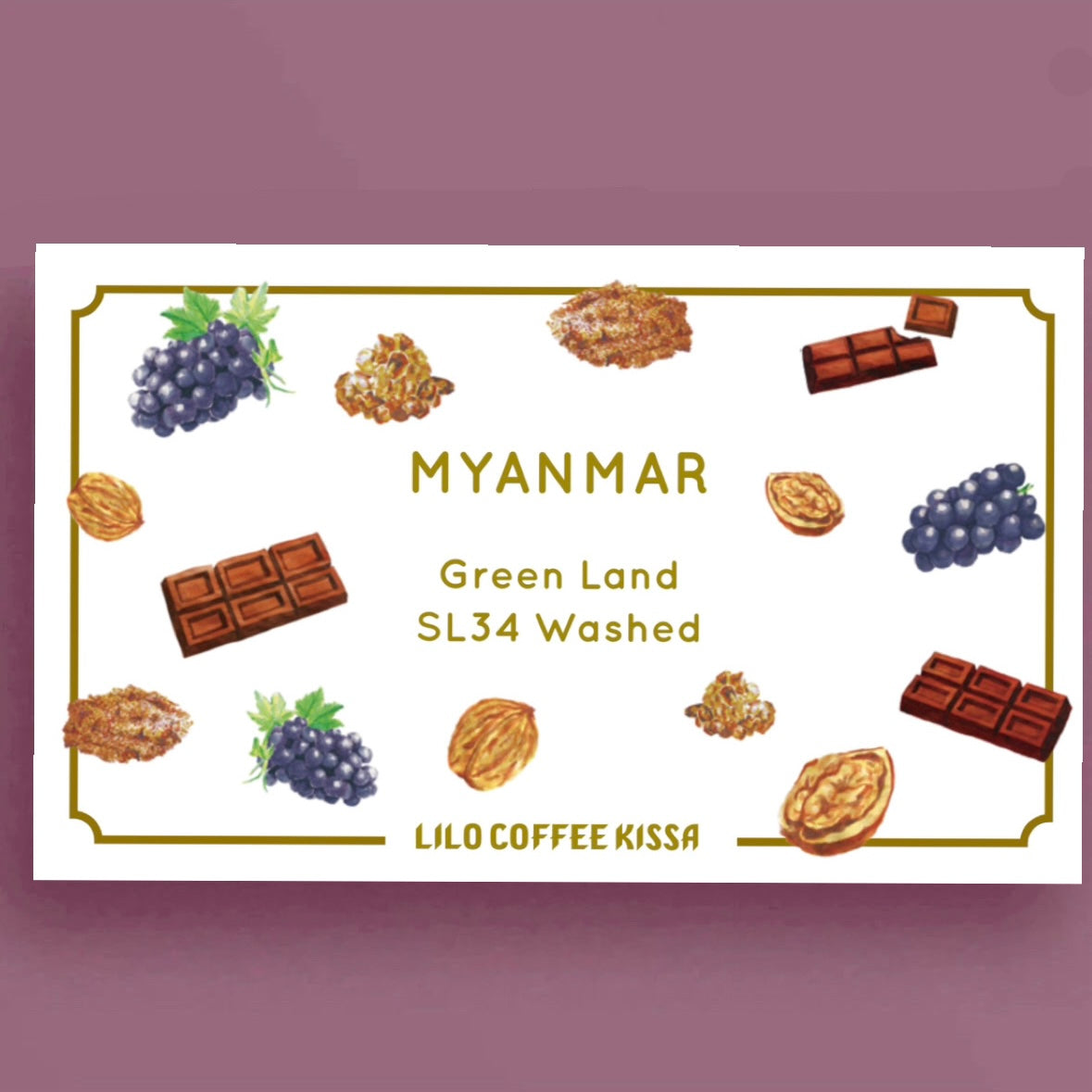 Myanmar Green Land SL34 from Lilo Coffee Roasters