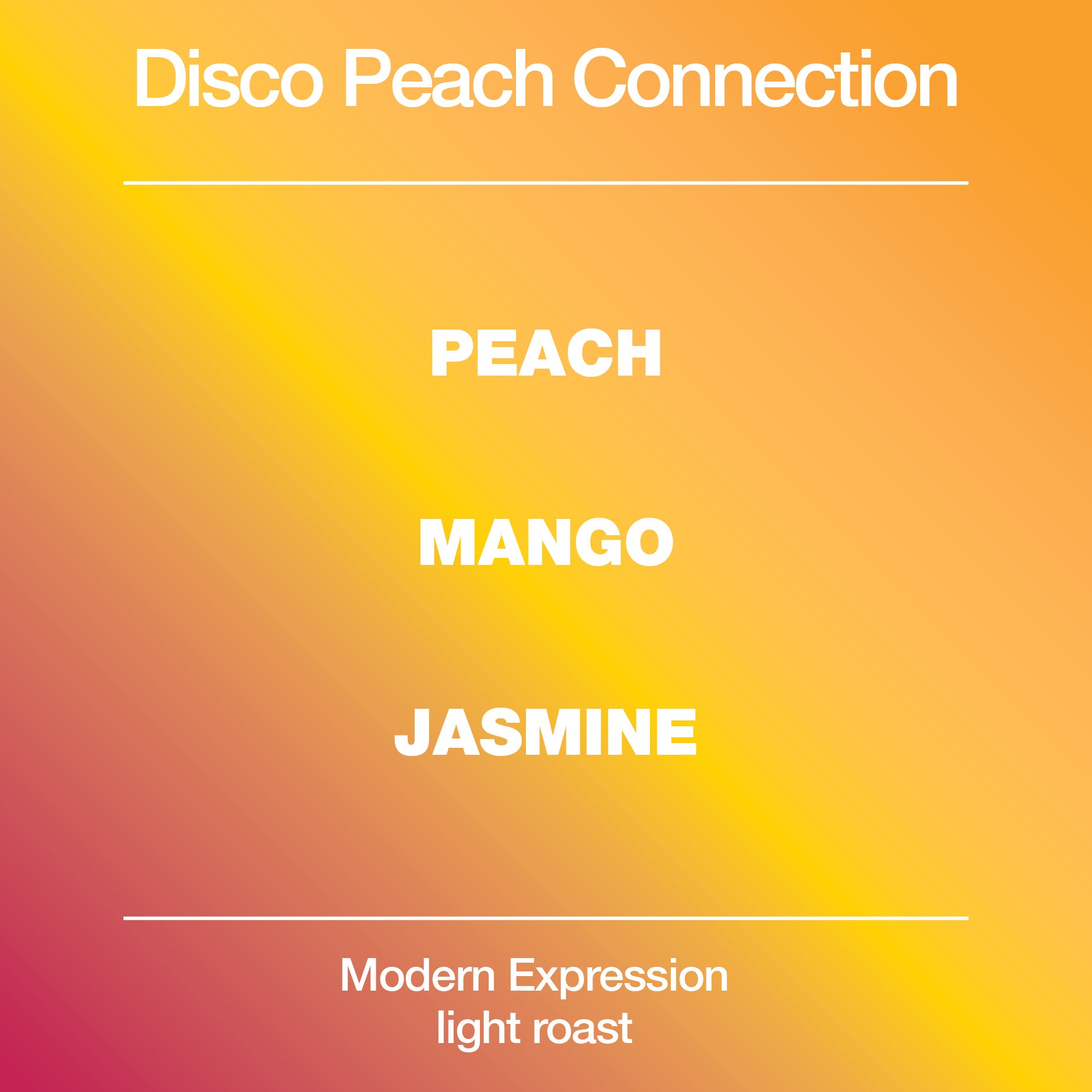 Disco Peach Connection from Modcup Coffee