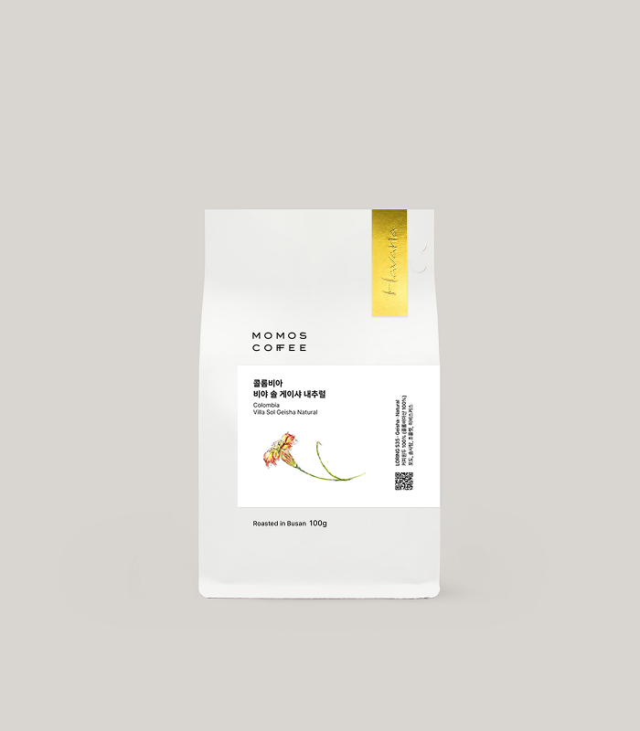 Colombia Villa Sol Geisha Natural from Momos Coffee