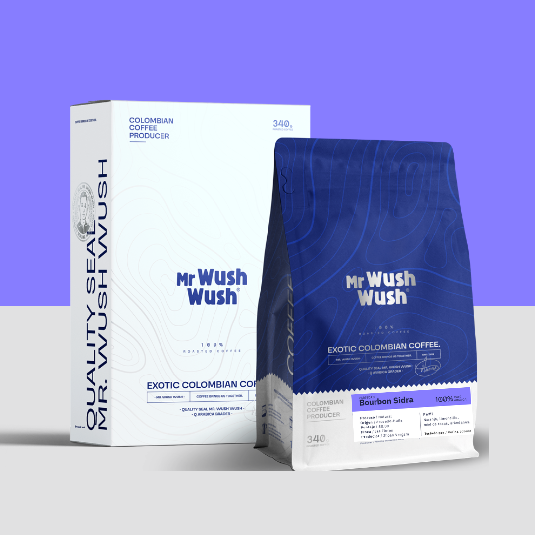 Bourbon Sidra Natural - Elite Coffee Las Flores from Mr Wush Wush Coffee