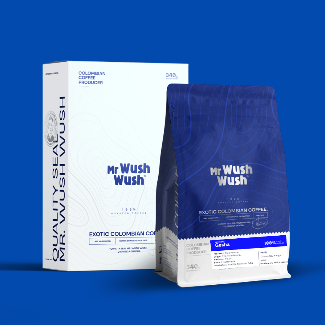 Gesha Blue Natural - Elite Coffee Monteverde from Mr Wush Wush Coffee