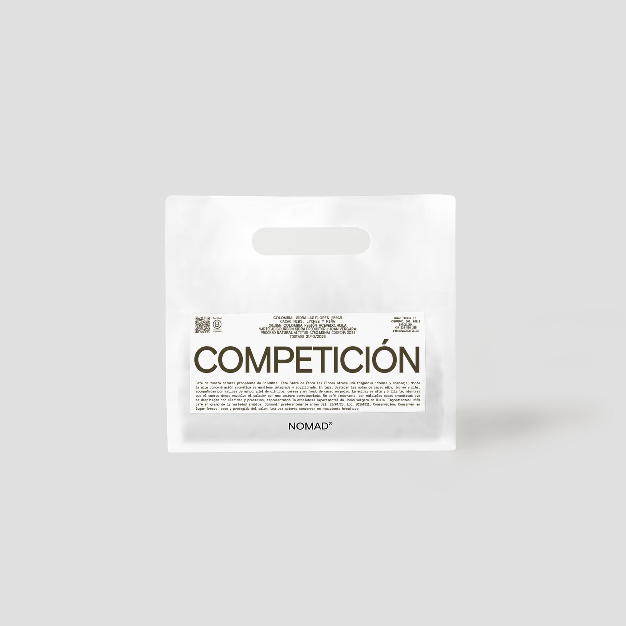 Sidra Las Flores from Nomad Coffee