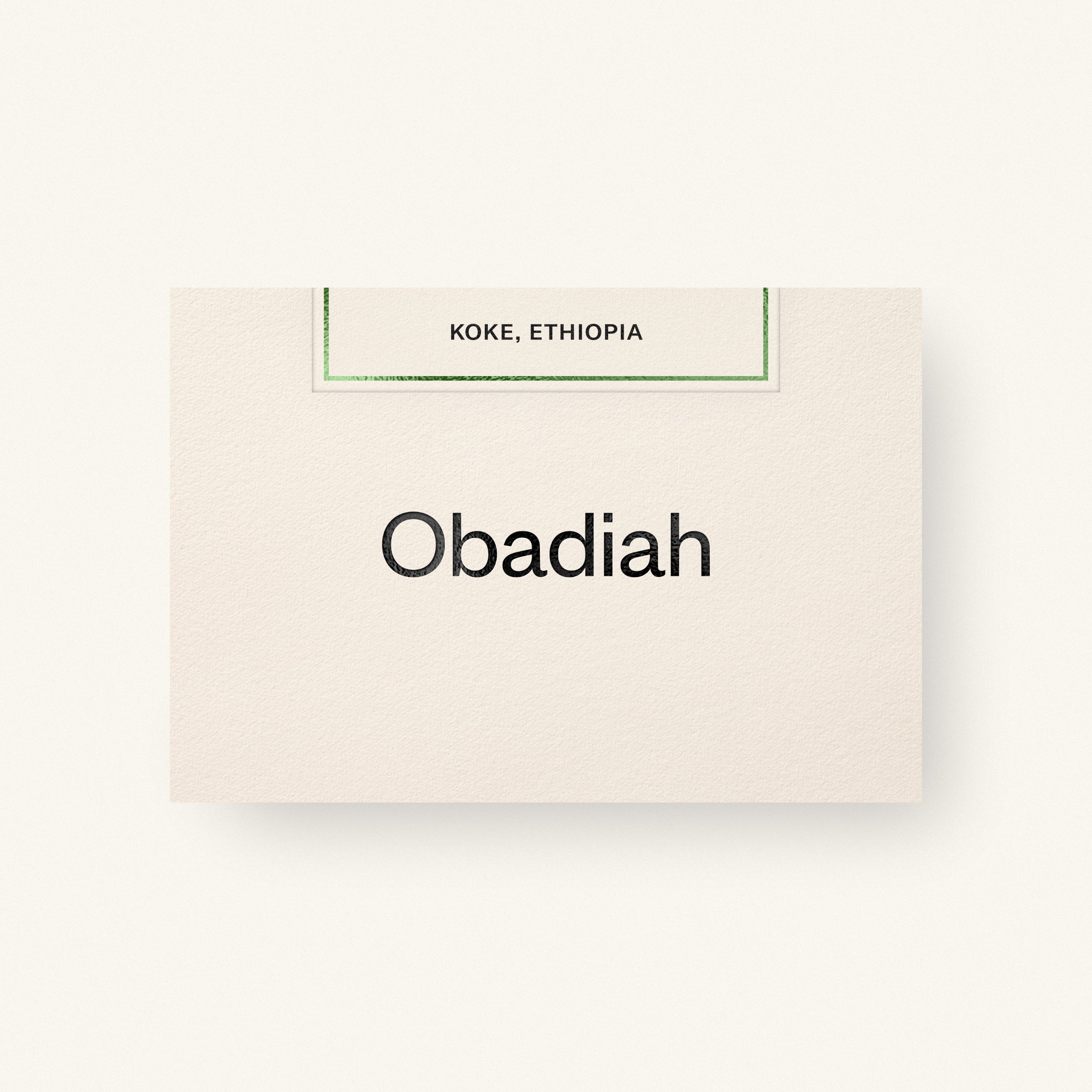 Koke from Obadiah Coffee