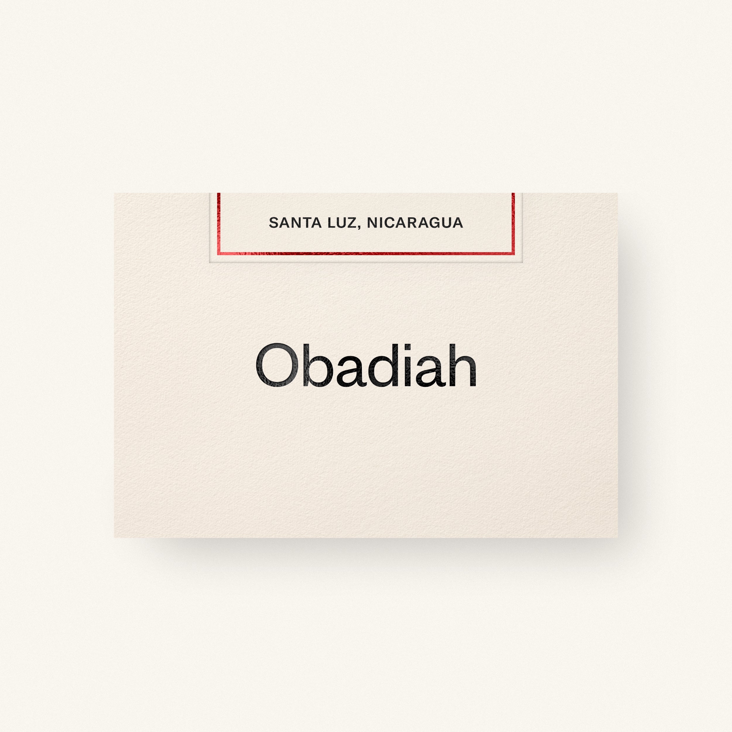 Santa Luz from Obadiah Coffee