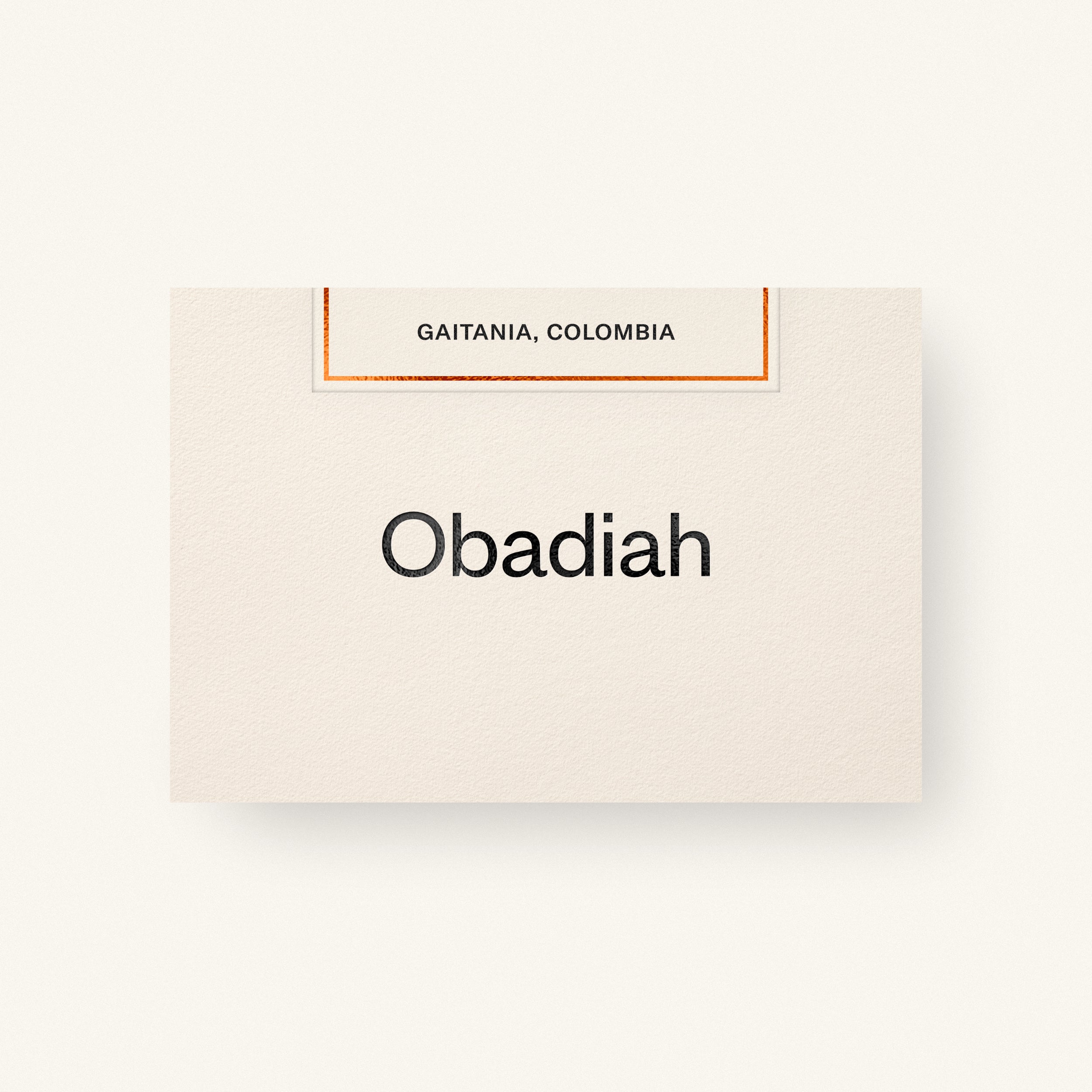 Gaitania from Obadiah Coffee