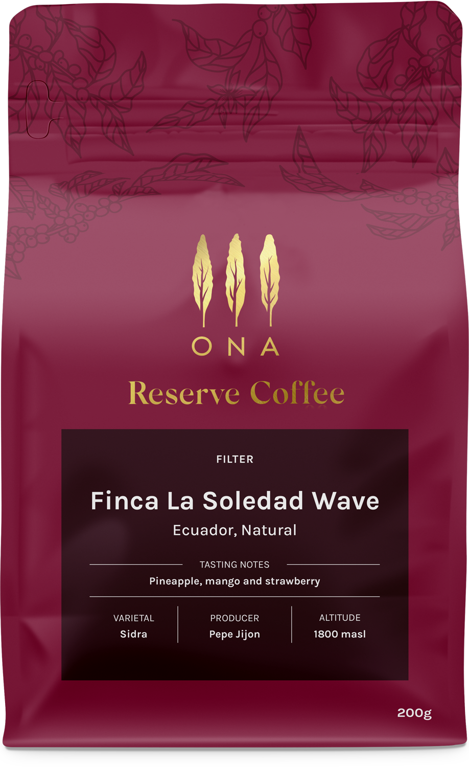 Finca La Soledad Wave, Ecuador, Natural from Ona Coffee