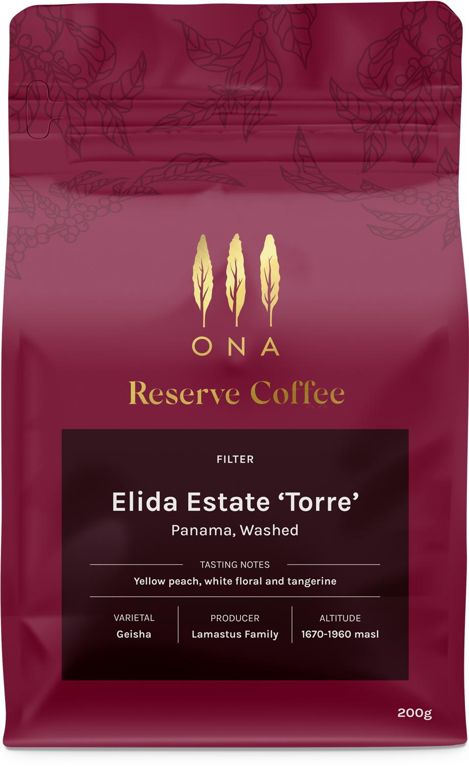 Elida Estate 'Torre', Panama, Washed from Ona Coffee