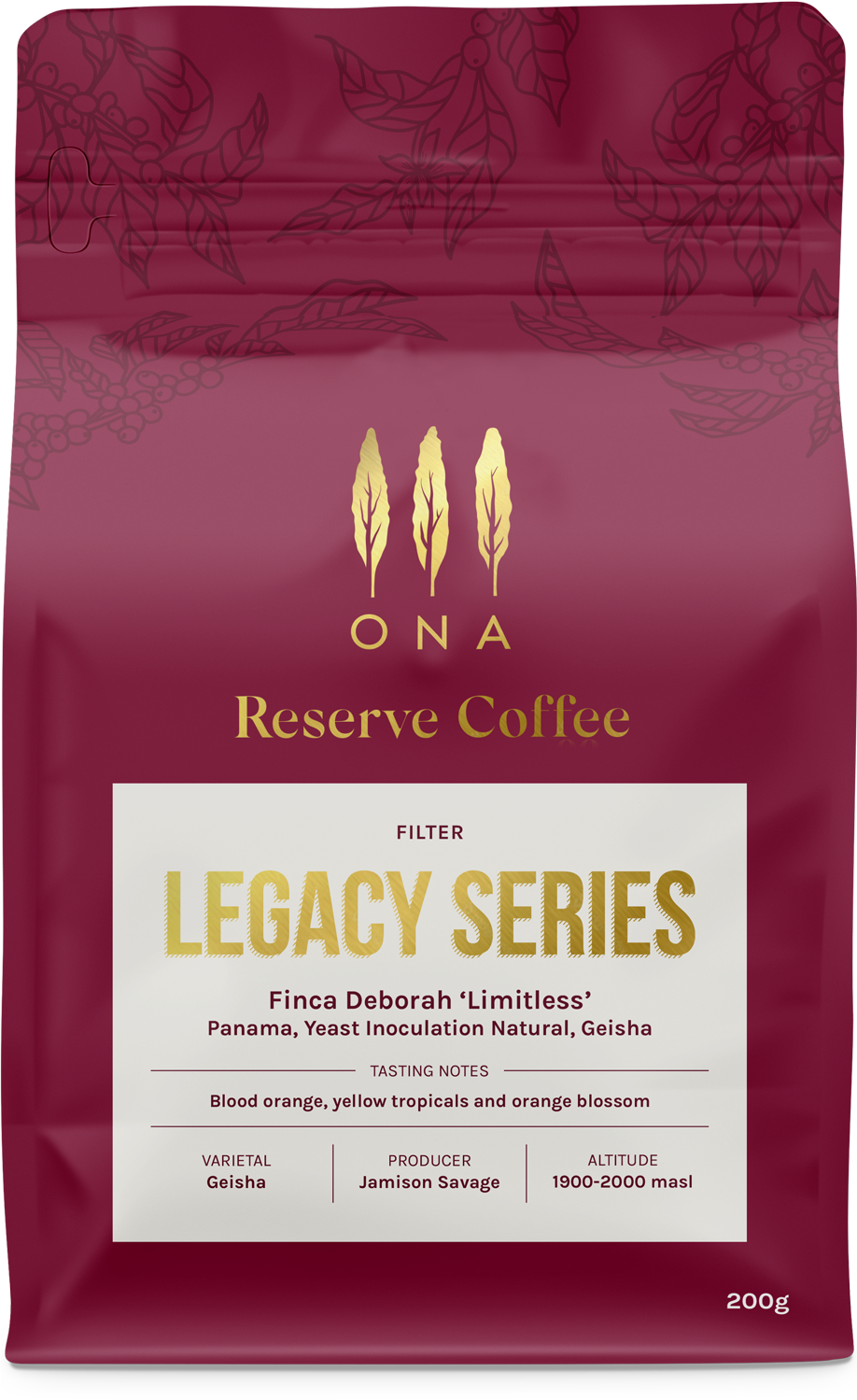 Finca Deborah 'Limitless', Panama, Yeast Inoculation Natural from Ona Coffee