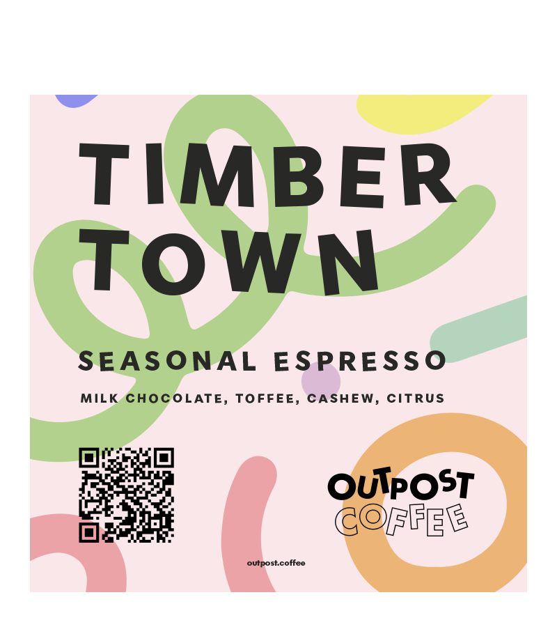 Timber Town Espresso Blend from Outpost Coffee Roasters