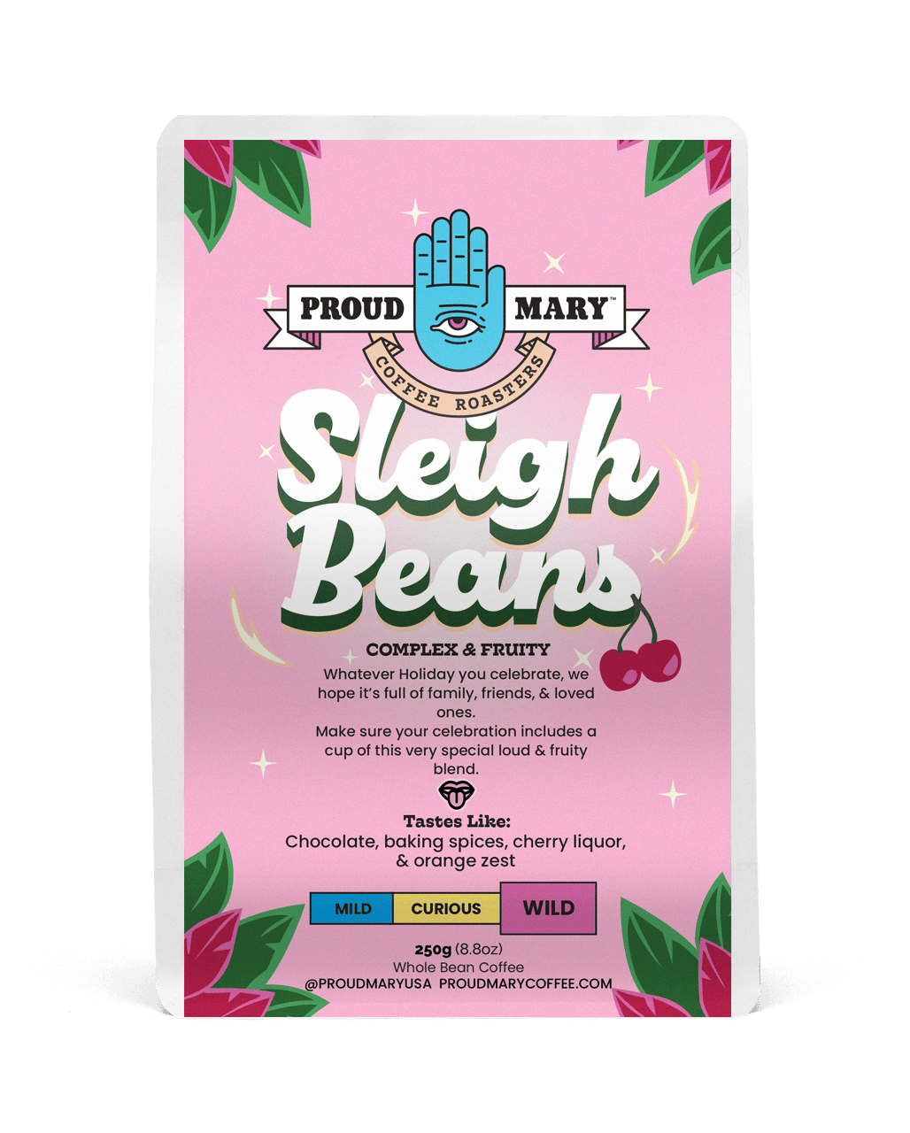 Limited Release | SLEIGH BEANS | Holiday Blend from Proud Mary Coffee USA