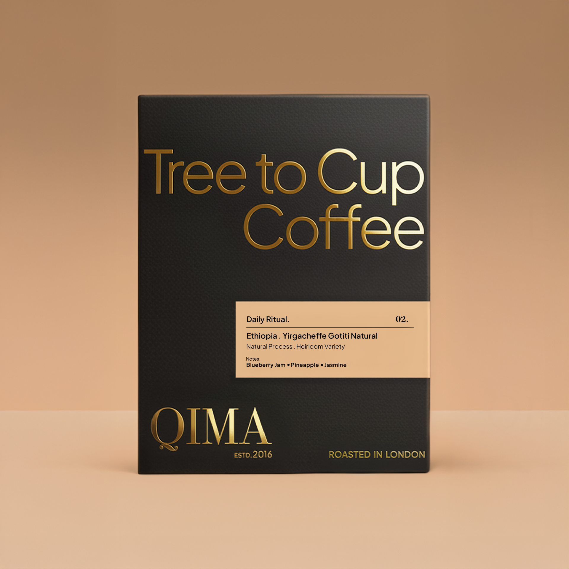 Ethiopia . Yirgacheffe Gotiti Natural from Qima Cafe