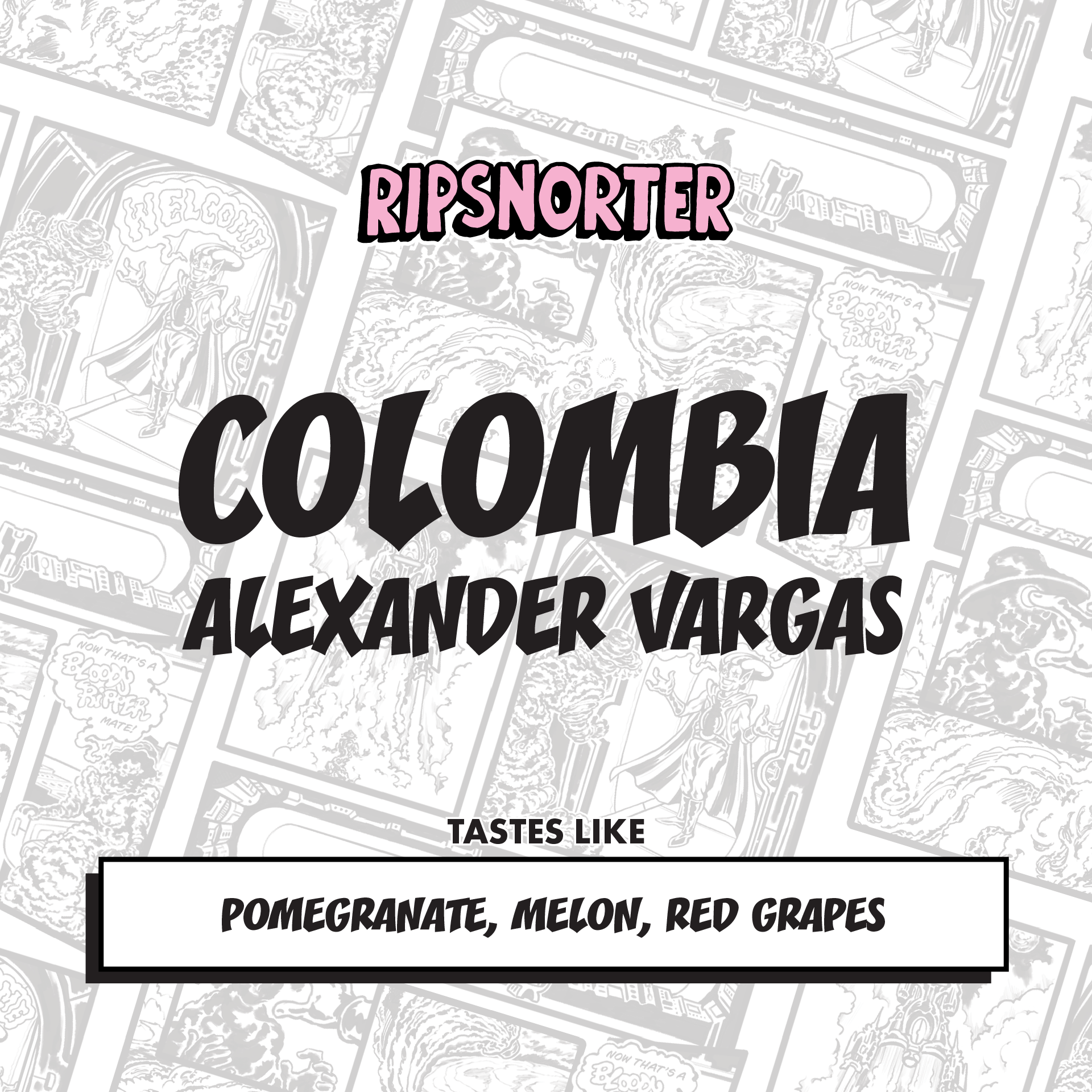 ALEXANDER VARGAS | COLOMBIA NATURAL STRIPED BOURBON from Ripsnorter