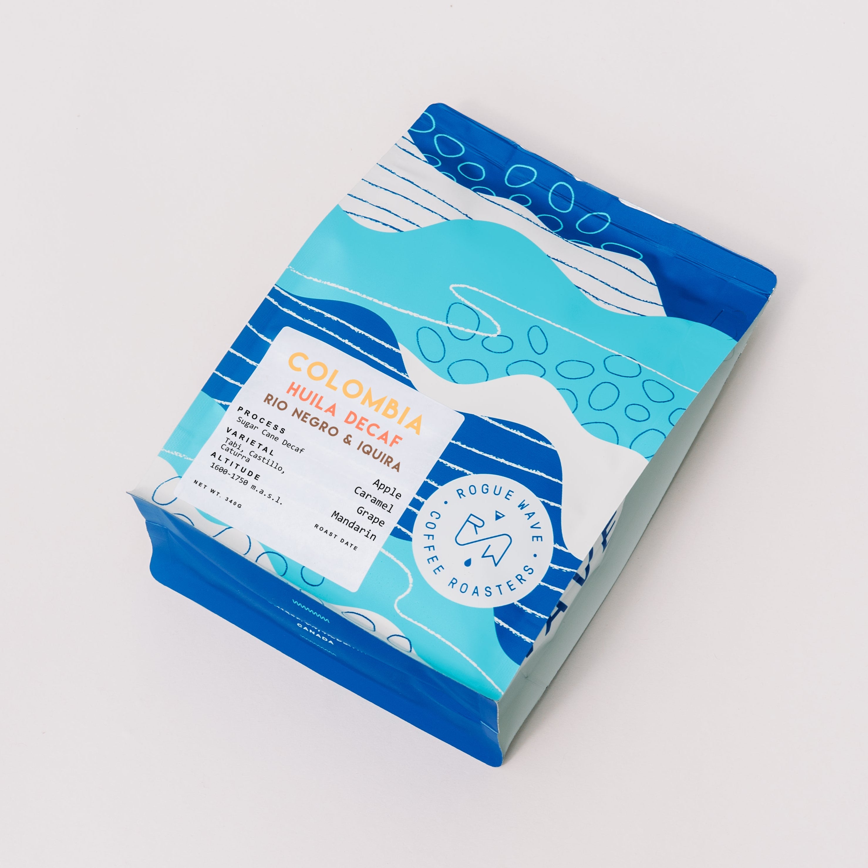 Colombia - Huila Regional Rio Negro & Iquira EA Decaf from Rogue Wave Coffee