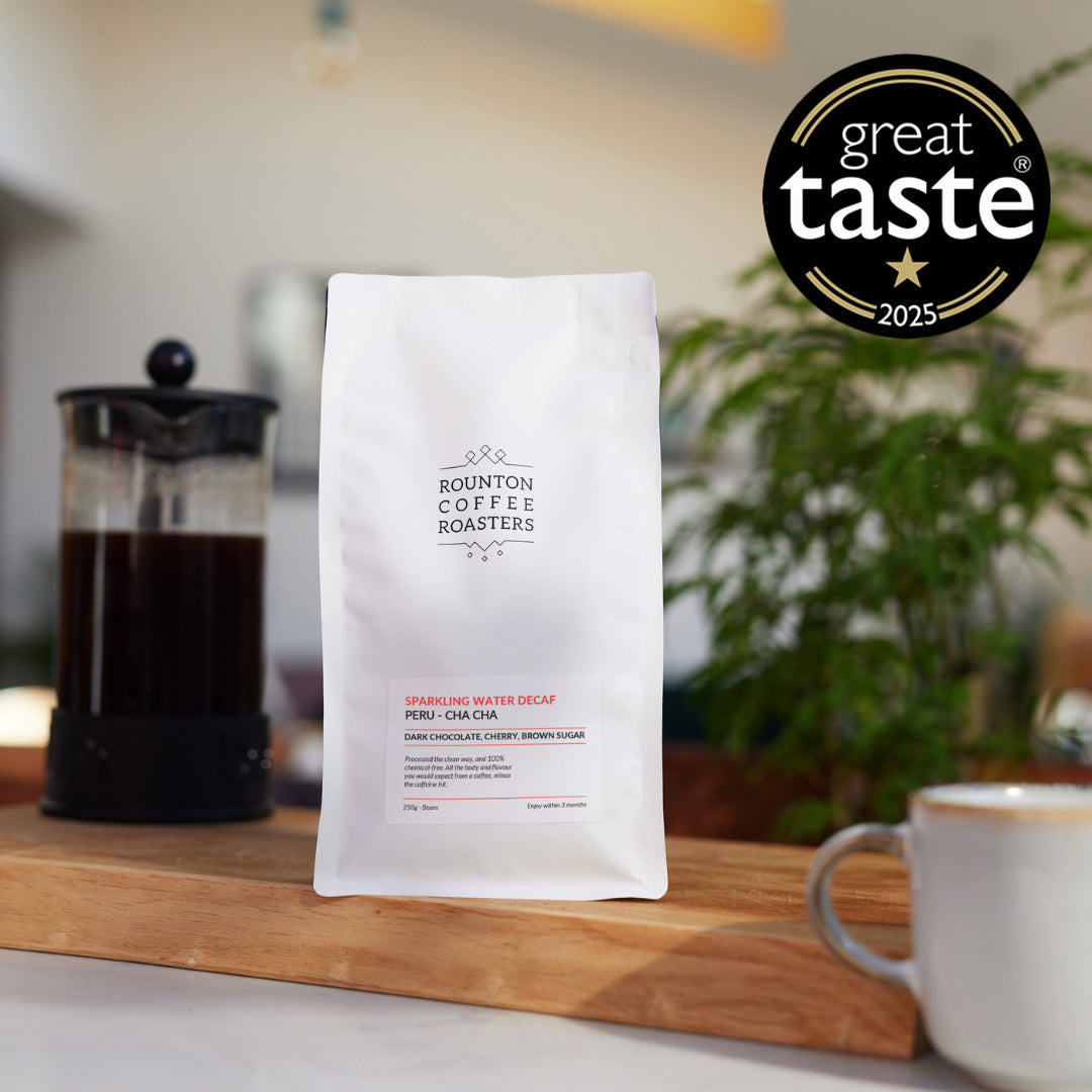 Sparkling Water Decaf from Rounton Coffee Roasters