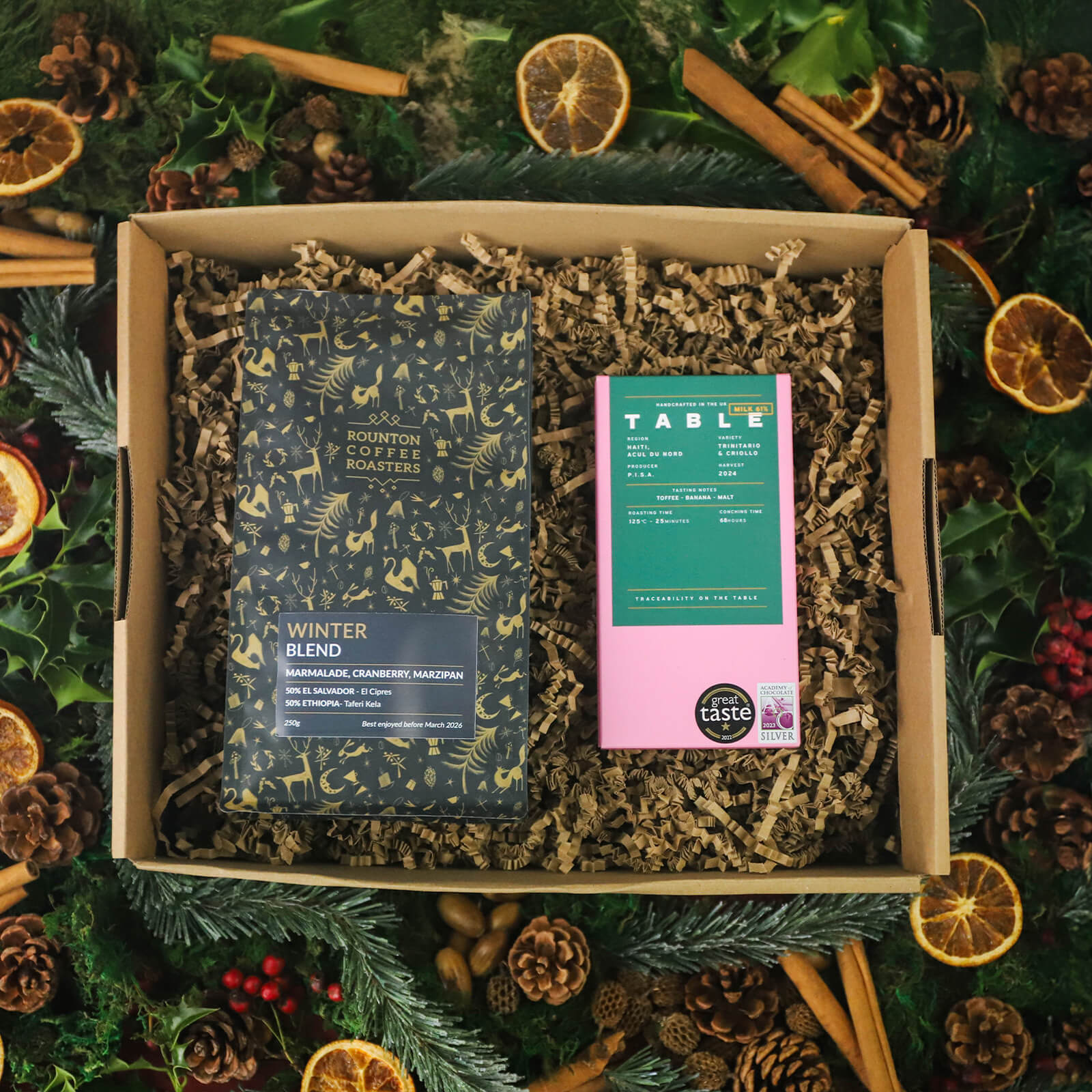 Winter Blend & Chocolate Gift Set from Rounton Coffee Roasters