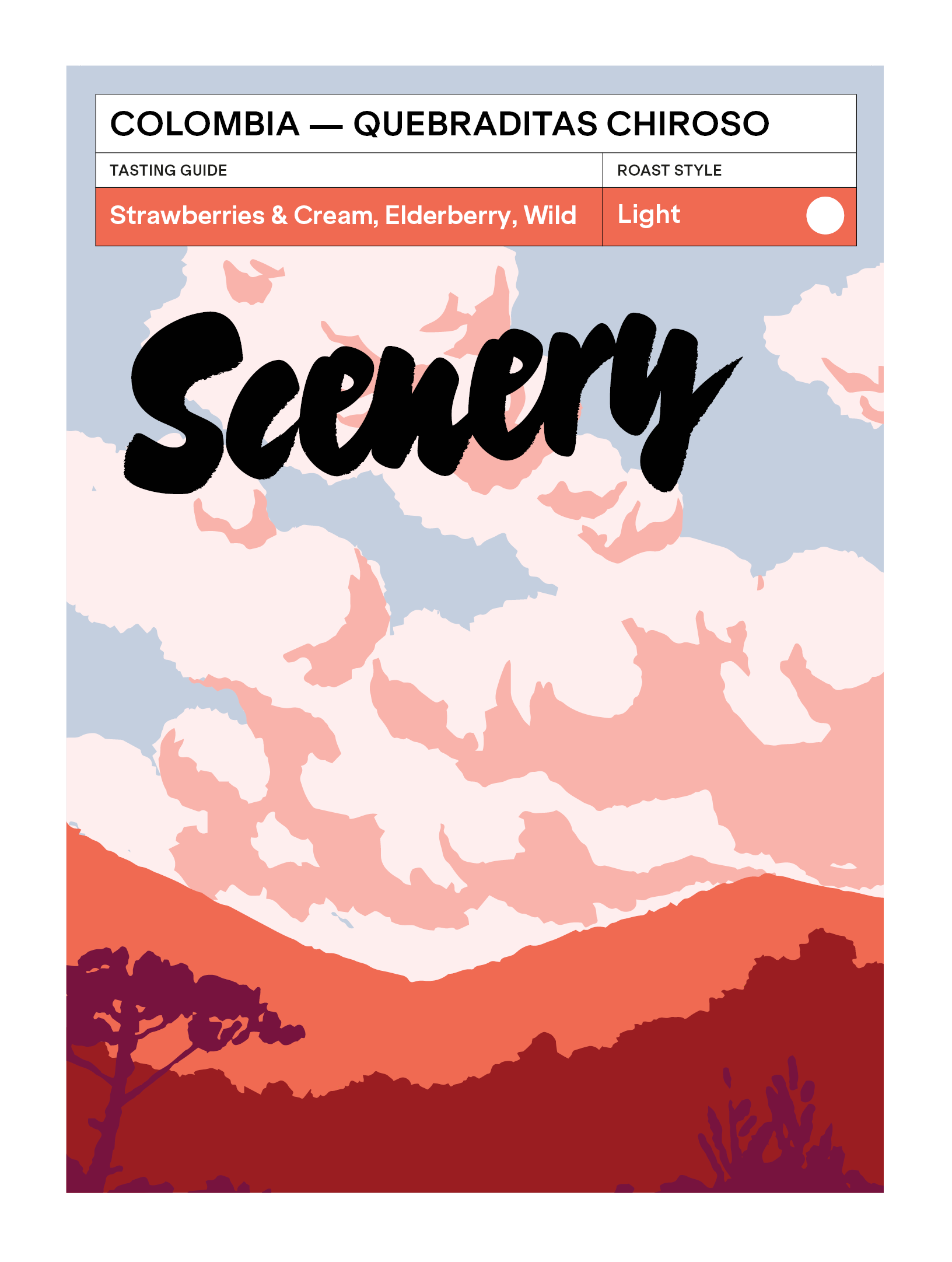 Colombia - Quebraditas Advanced Natural Chiroso from Scenery Coffee