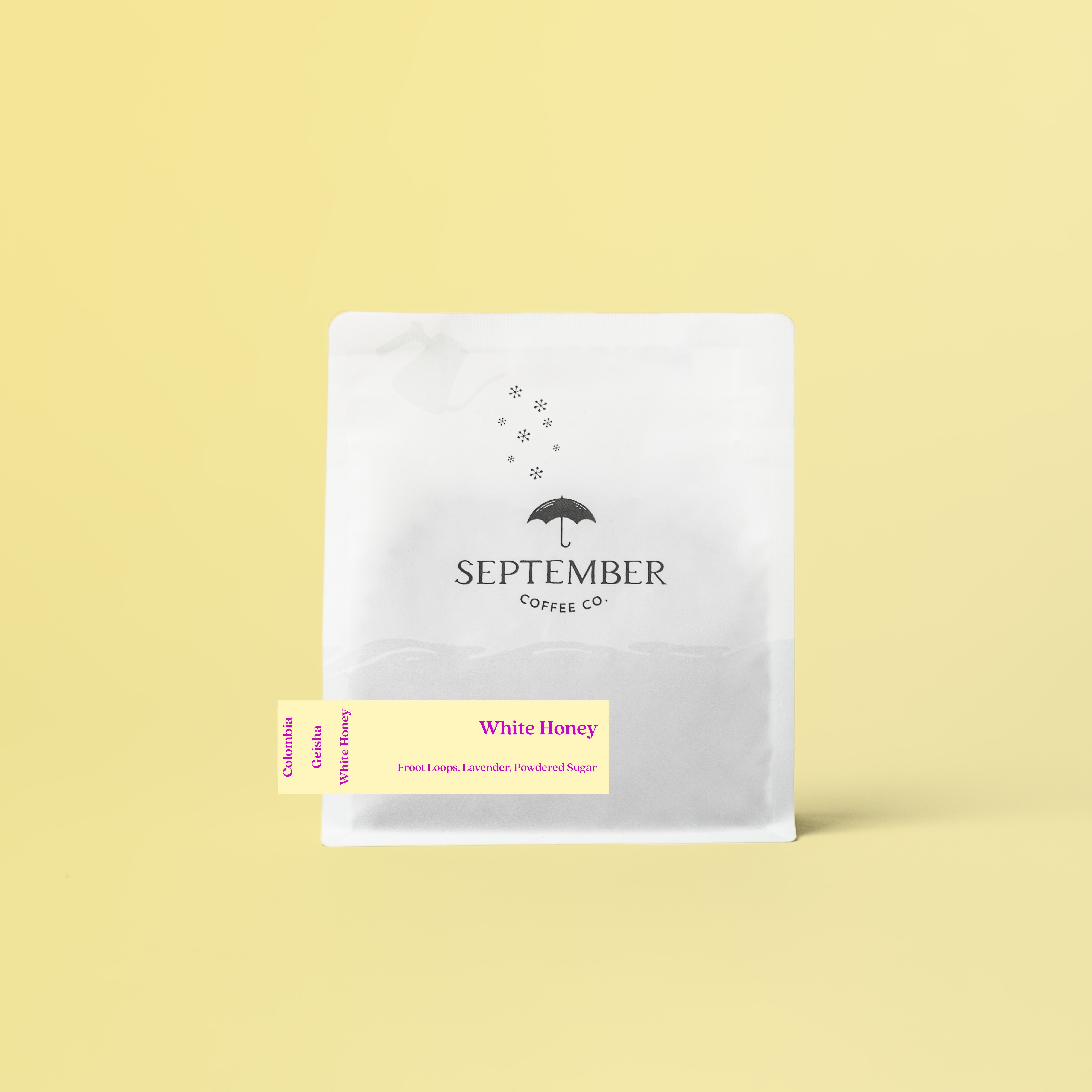 White Honey Geisha from September Coffee Company