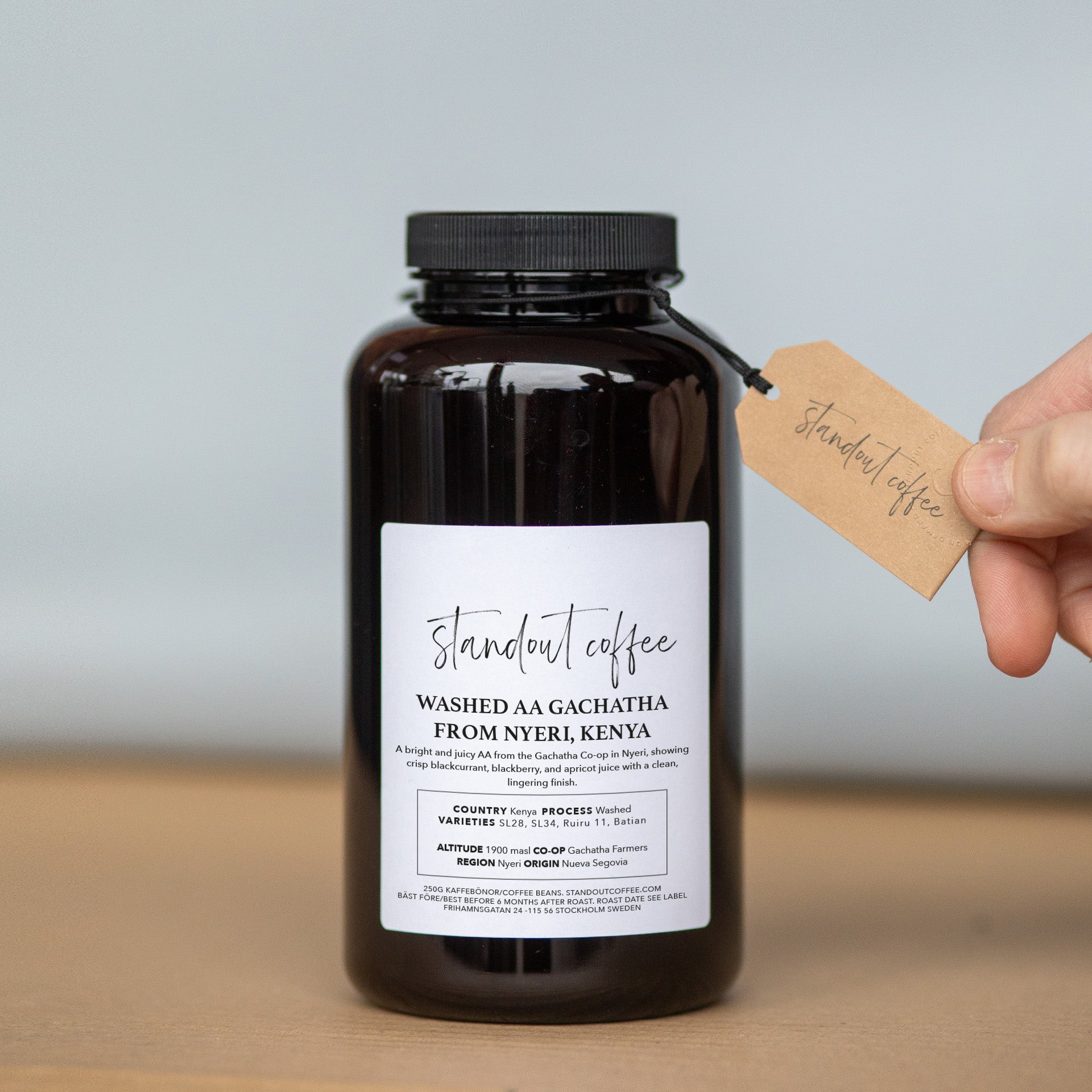 Washed AA Gachatha, Nyeri, Kenya from Standout Coffee AB