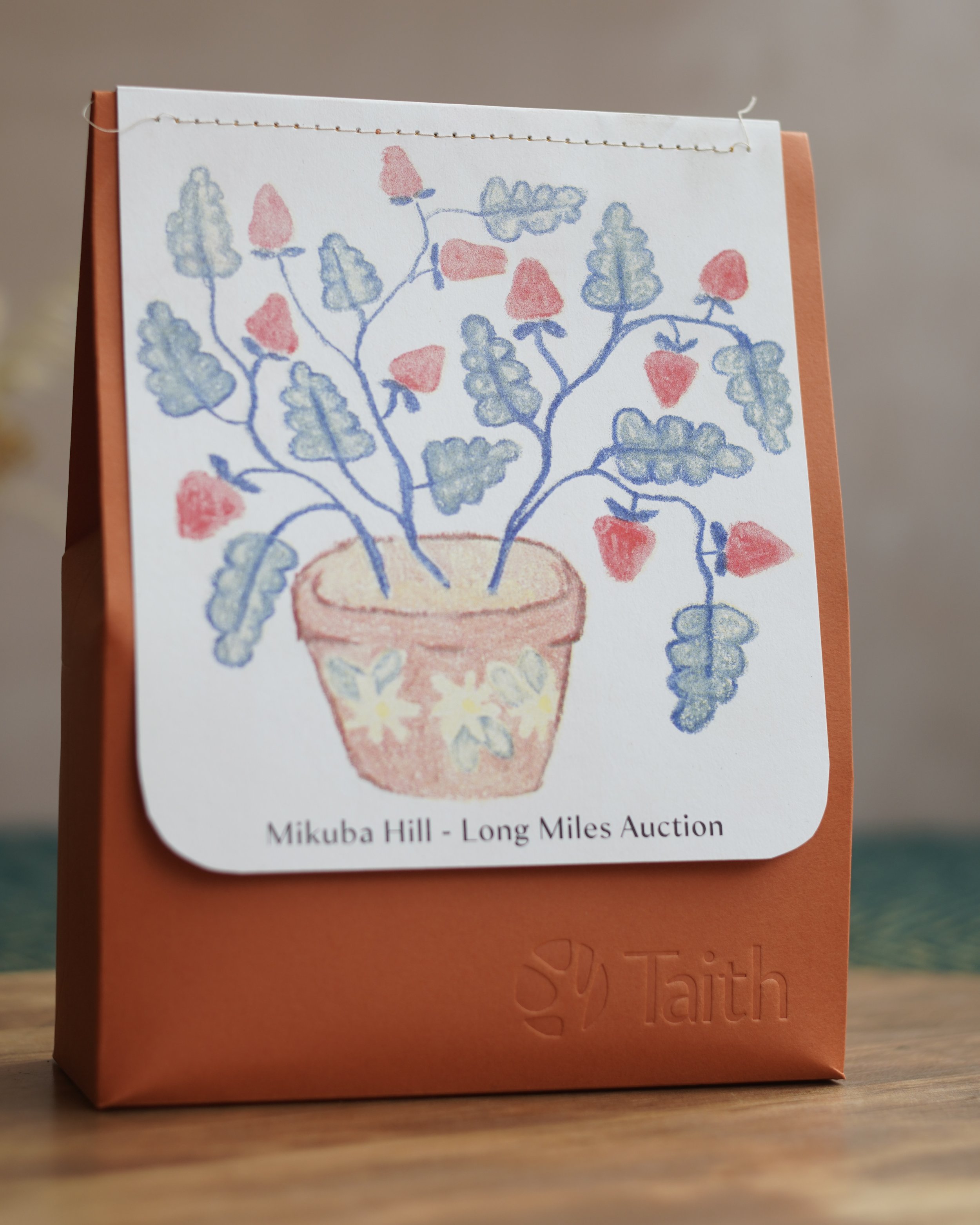 Long Miles Auction Natural Bourbon Burundi from Taith Coffee