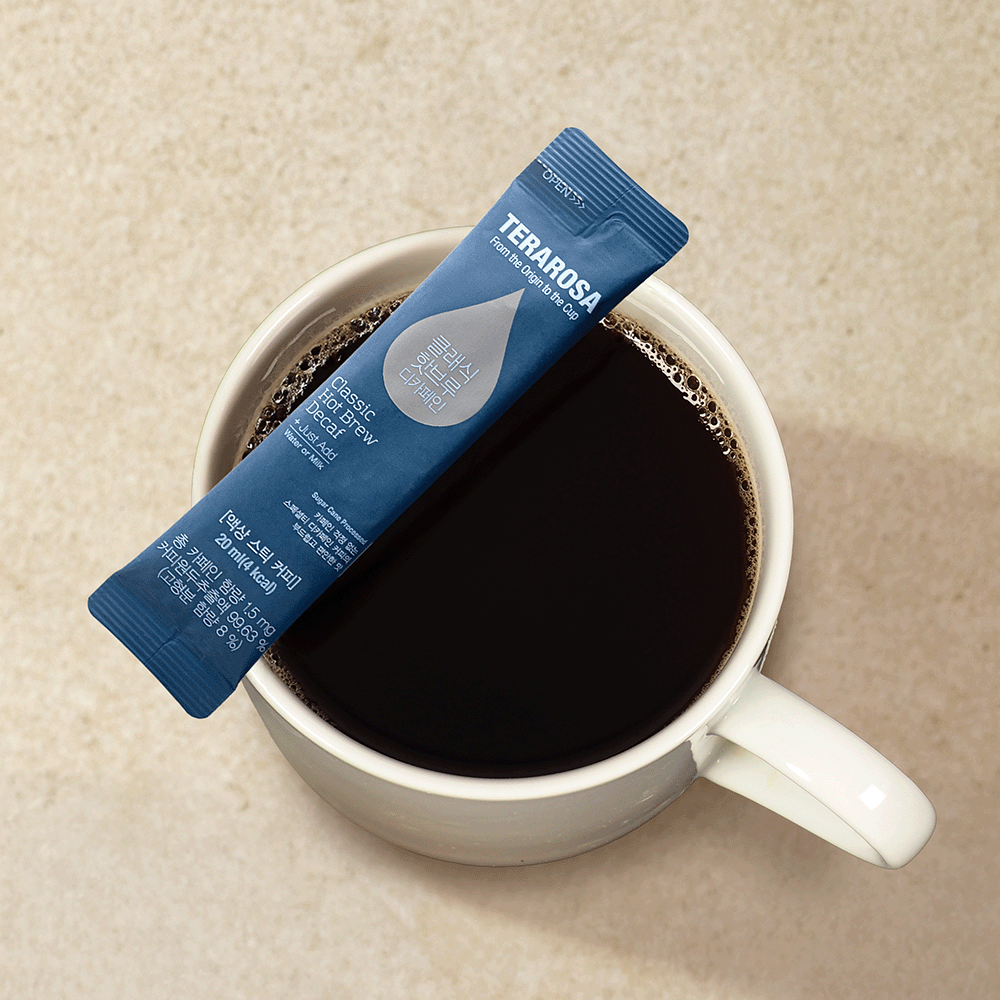 Specialty Hot Brew Stick Decaf from Terarosa