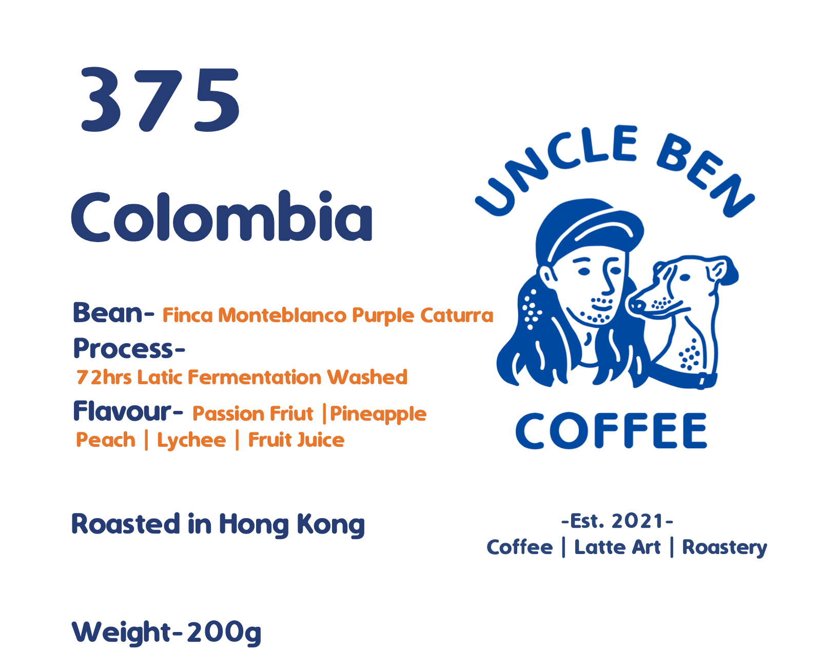 375 Colombia from Uncle Ben's Coffee
