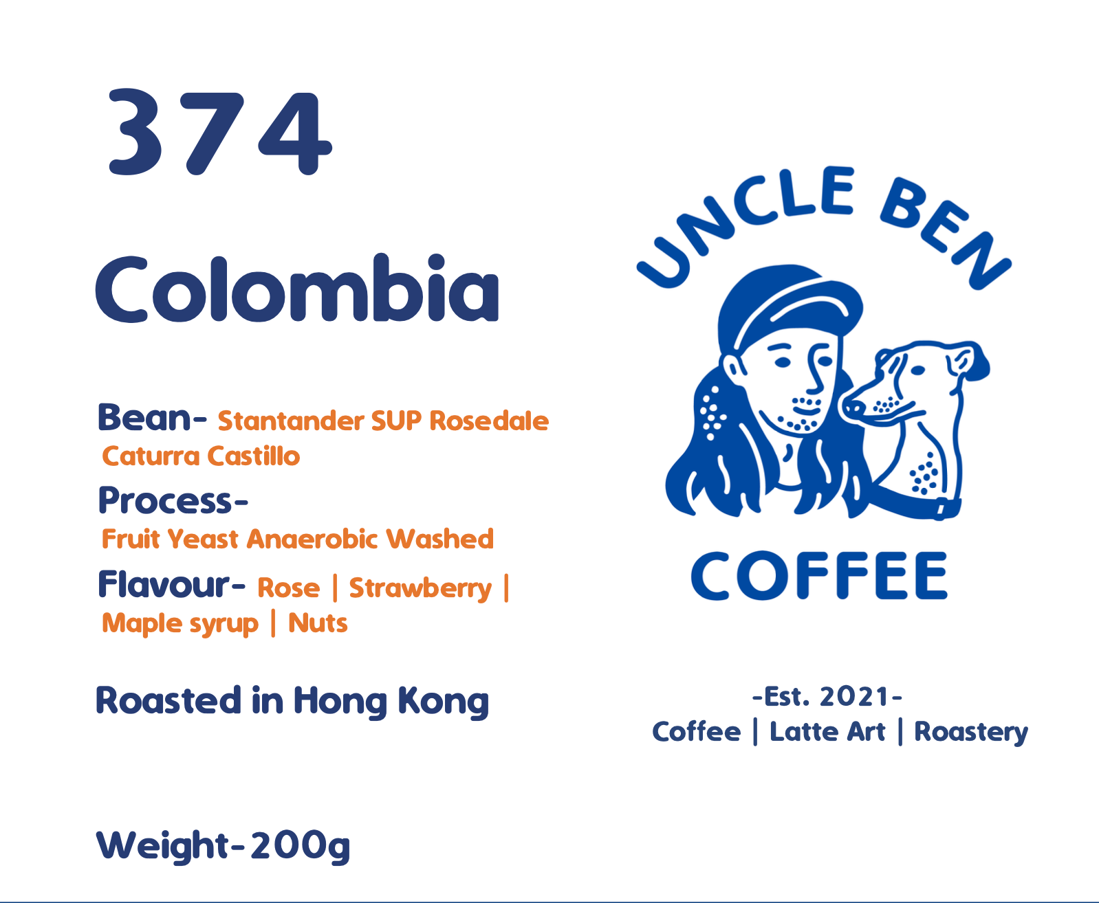 374 Colombia from Uncle Ben's Coffee